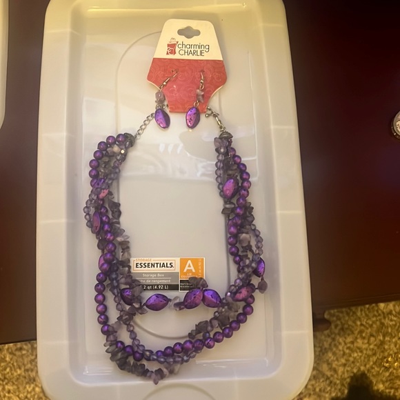 Necklace and earrings - Picture 1 of 1